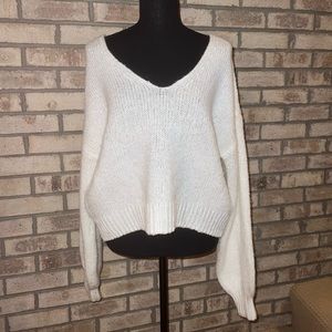 Off white UO v-neck sweater